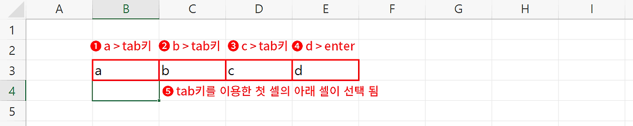 셀의 기본 선택7