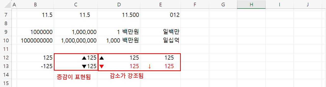 셀 표시 형식5